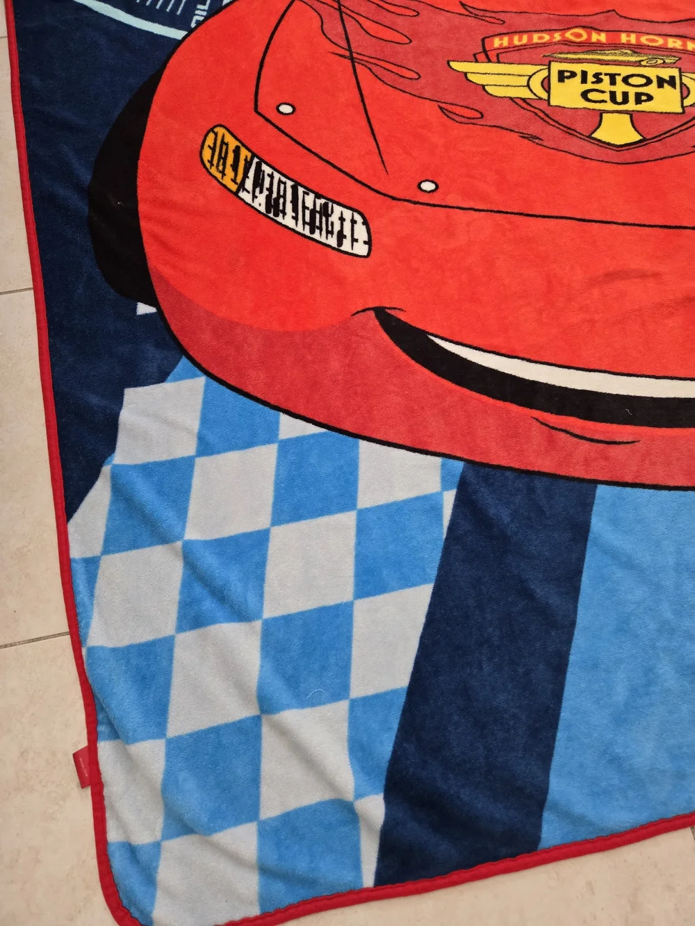 Disney Pixar Cars Lightning McQueen Throw Blanket 86 X 59